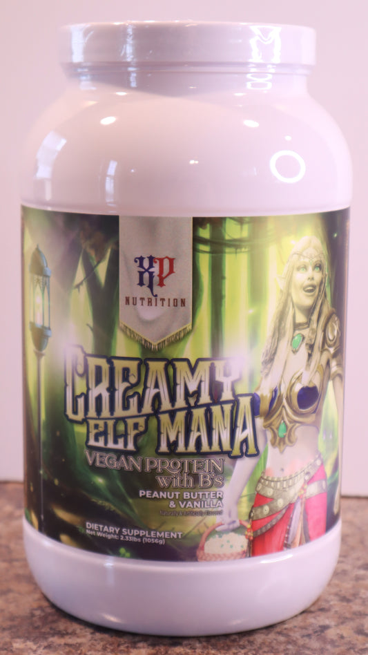 XP Nutrition Vegan Protein Creamy Elf Mana Peanut Butter Vanilla